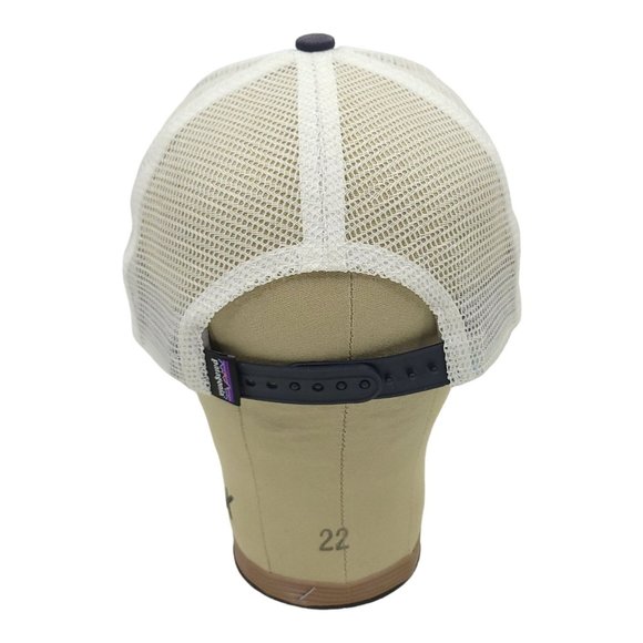 Patagonia Great Pacific Iron Works Mesh Snapback Cap Trucker Baseball Hat - Picture 4 of 11